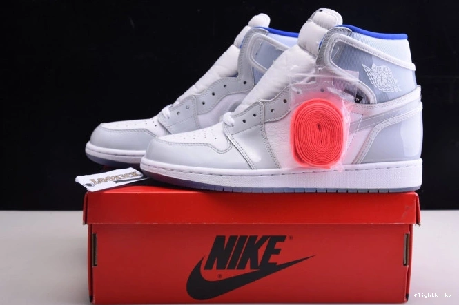 1 CK6637-104 Blue Jordan Air White Zoom Racer High Retro 1028